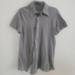 Costume National darted short sleeve twisted shirt - Italy
